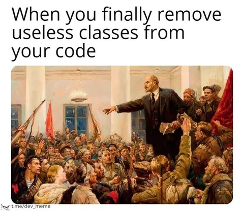 Finally Removing Useless Classes
