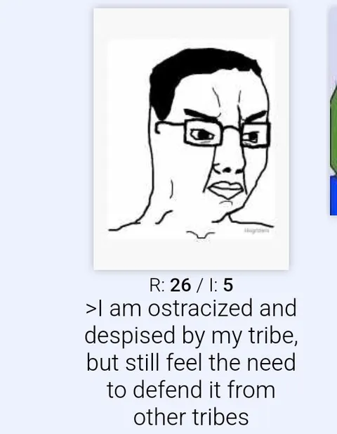 Ostracized but Defending the Tribe