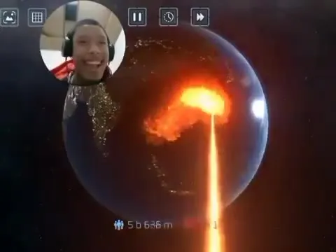 Лазер уничтожает планету