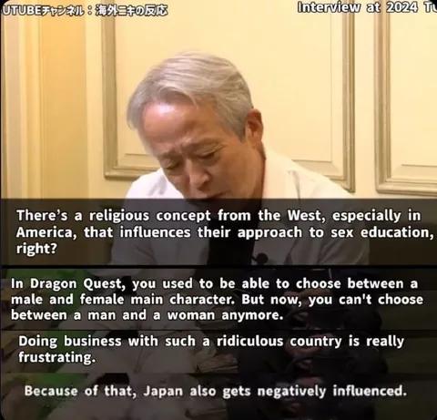 Dragon Quest Gender Choice Complaint