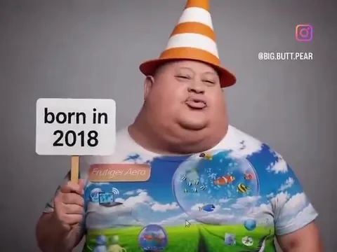 Born in 2018 Frutiger Aero