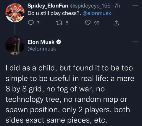 Elon Musk Rejects Chess