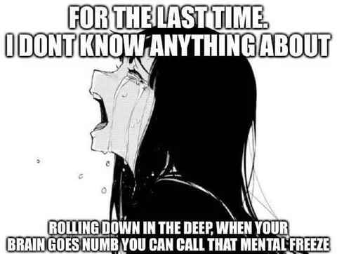 Mental Freeze Anime Reaction