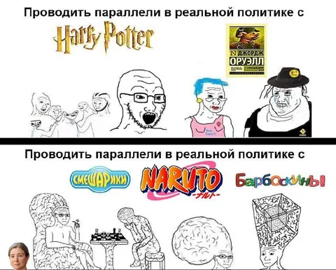 Параллели с мультфильмами и политикой