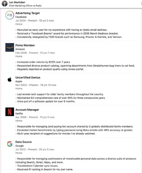 Corporate Experience at Home