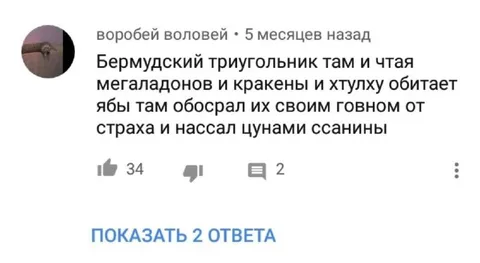Бермудский треугольник и мегалодон