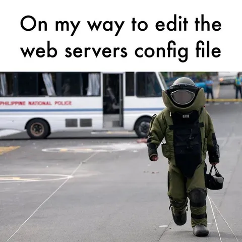 Editing the Web Server Config