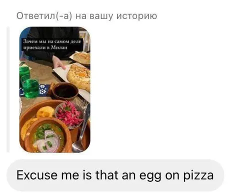 Is That an Egg on Pizza?