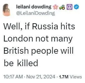 Russia Hits London Joke