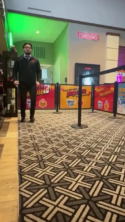 Cinema Employee Runs Into Trouble