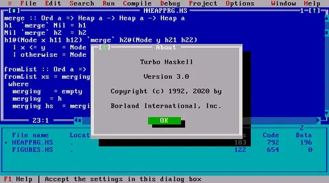 Turbo Haskell Version 3.0