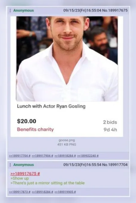 Lunch with Actor Ryan Gosling