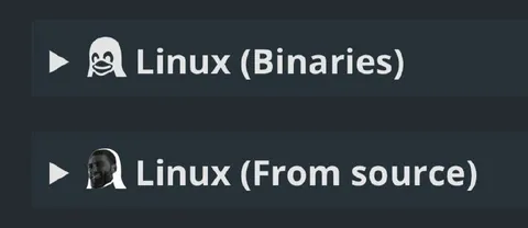 Linux Binaries vs Source