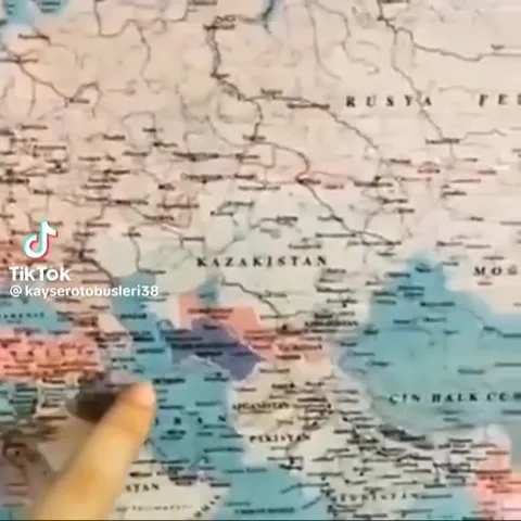 Rusya ve Moğolistan Haritası