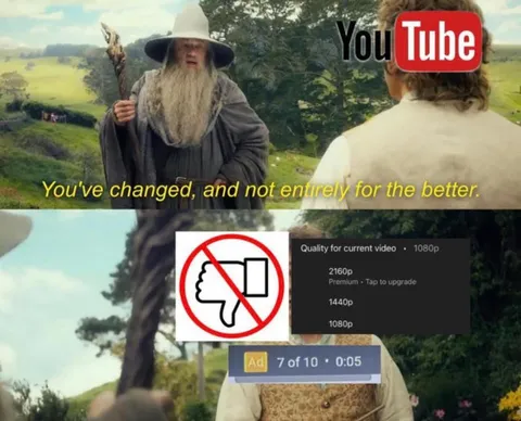 YouTube has changed for the worse