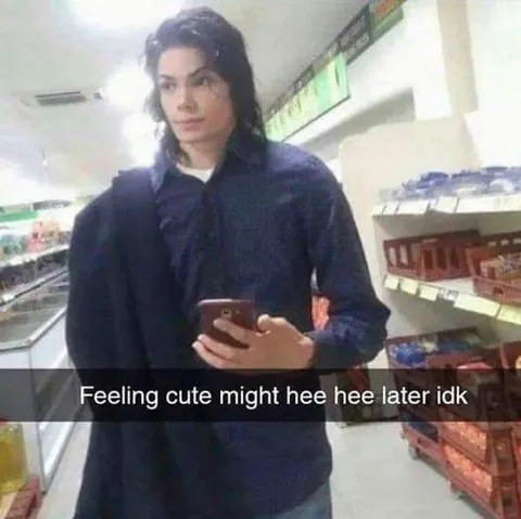 Feeling Cute Might Hee Hee Later