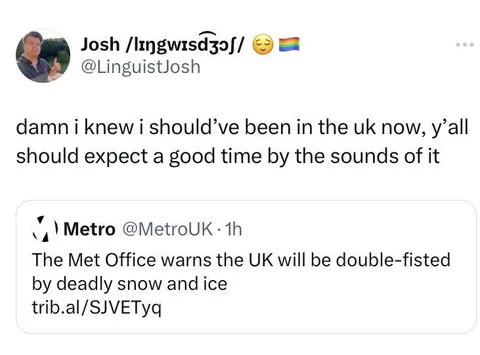 Double-Fisted by Snow and Ice