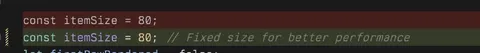 Fixed Size for Better Performance