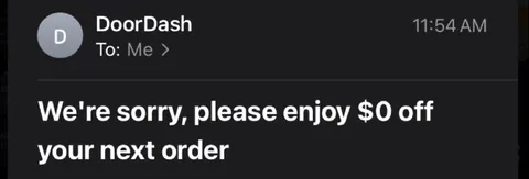 DoorDash Zero Dollar Discount