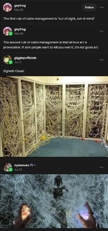 S'ghetti Closet Cable Management