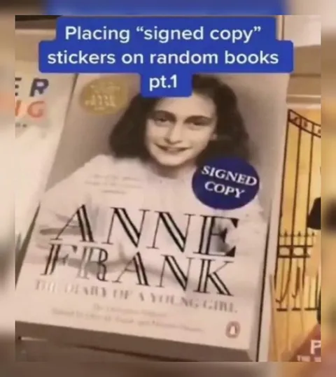 Signed Copy Anne Frank Book