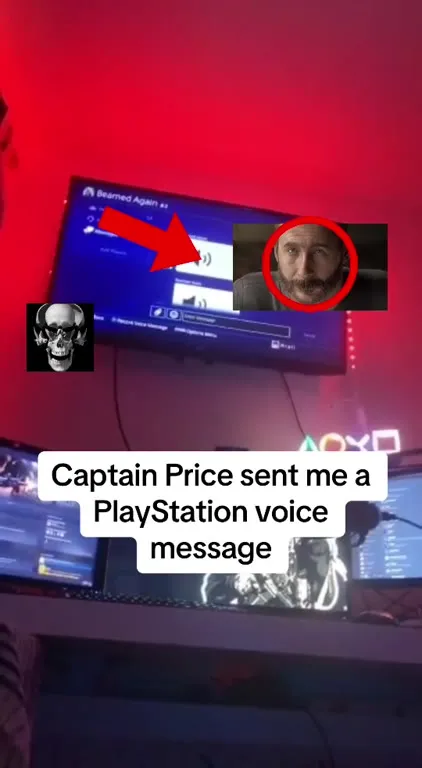 Captain Price sent me a voice message