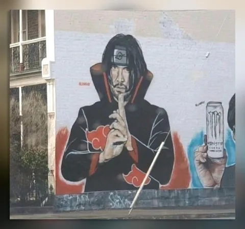 Itachi Holding Monster Energy