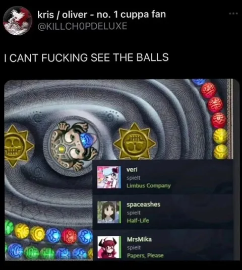 Can’t See the Balls