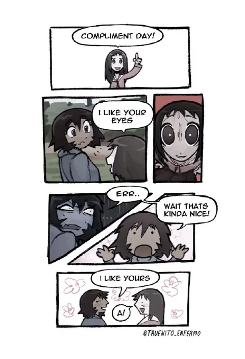 Awkward Compliment Exchange
