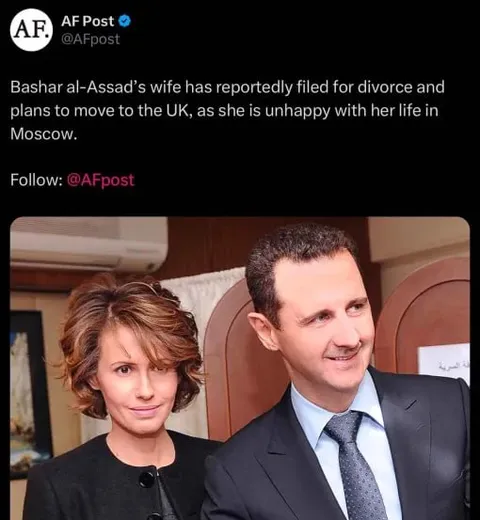 Assad Divorce Rumor Meme