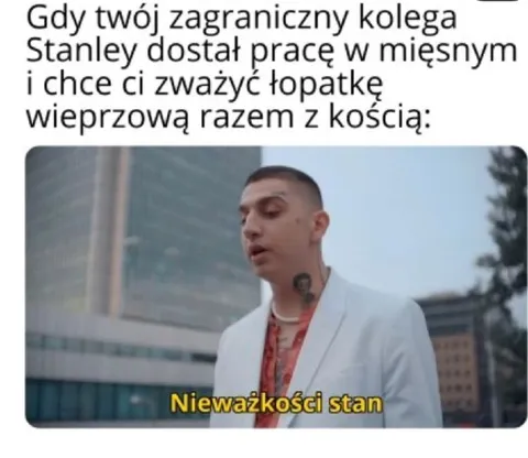 Zagraniczny kolega i łopatka