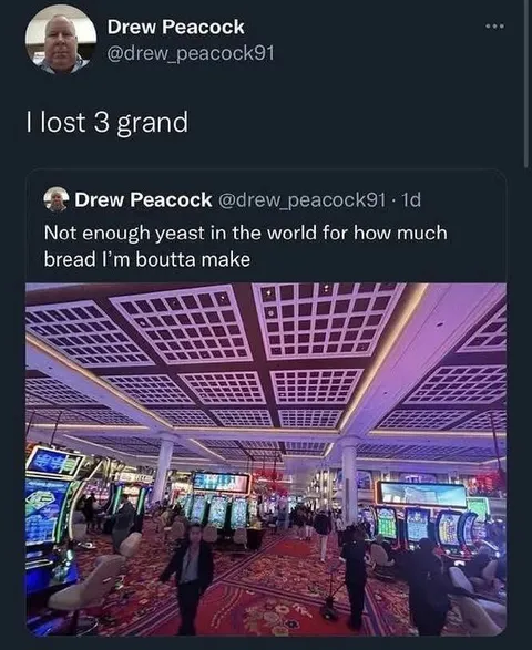 Lost Three Grand Gambling