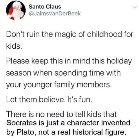 Socrates Ruins Childhood Magic