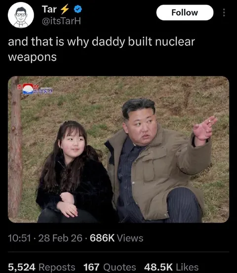 Daddy Built Nuclear Weapons