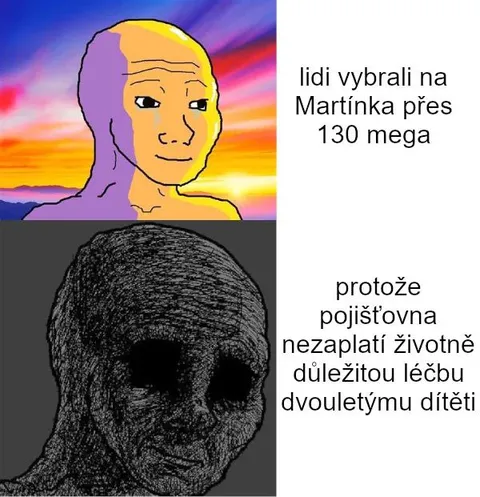 Lidi vybrali na Martínka