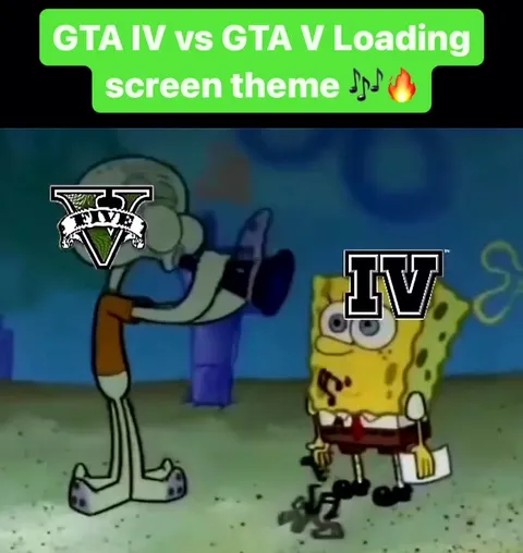 GTA IV vs GTA V Loading Theme