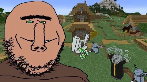 Странный рейд в Minecraft
