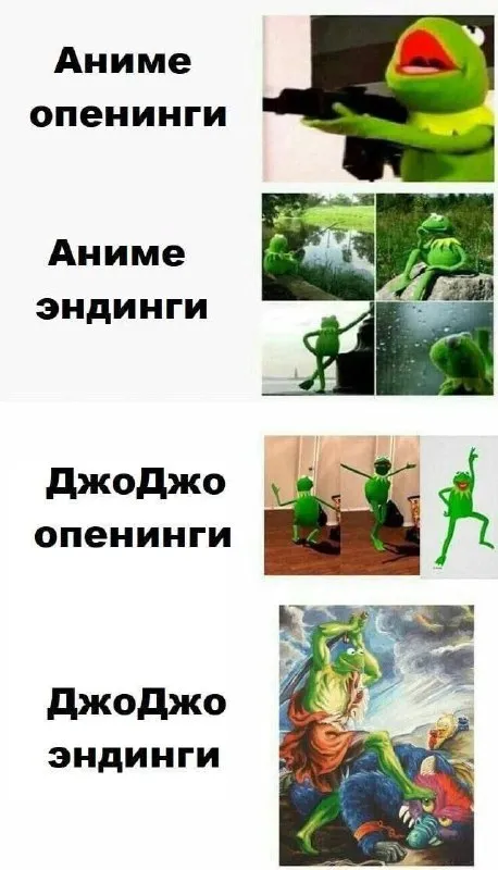 Аниме и JoJo опенинги и эндинги