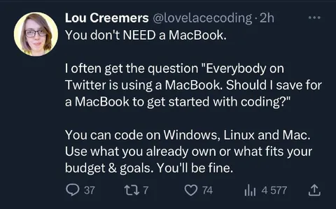 You Don't Need a MacBook