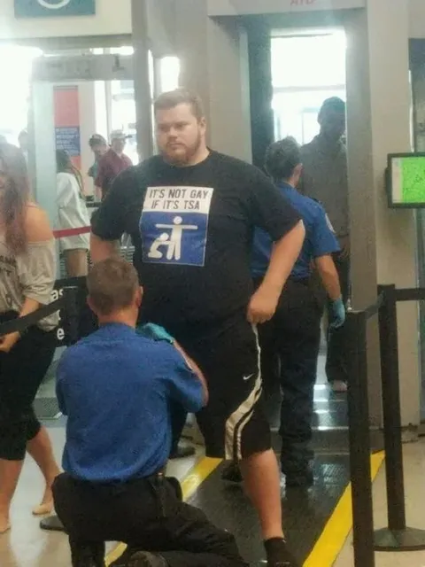It's Not Gay If It's TSA
