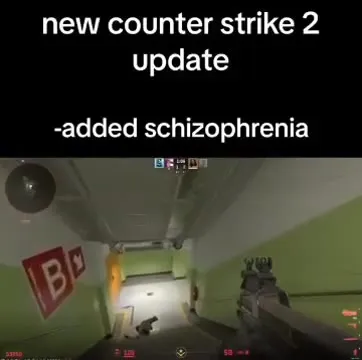 Counter-Strike 2 added schizophrenia