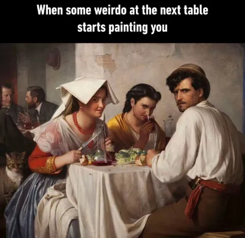 When a Stranger Paints You