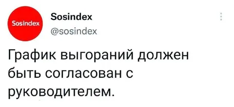 График выгораний согласован