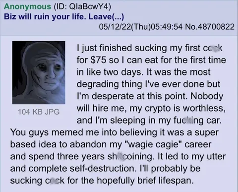 Crypto Ruined My Life