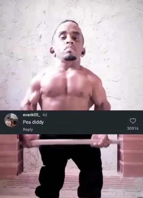 Pea Diddy Comment Reaction