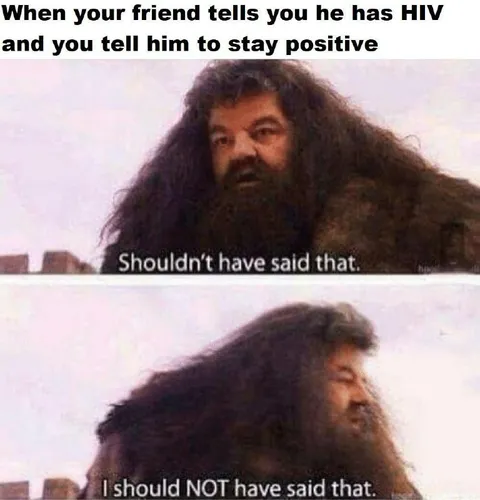 Stay Positive Hagrid Regret