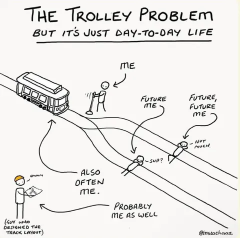 The Trolley Problem of Daily Life