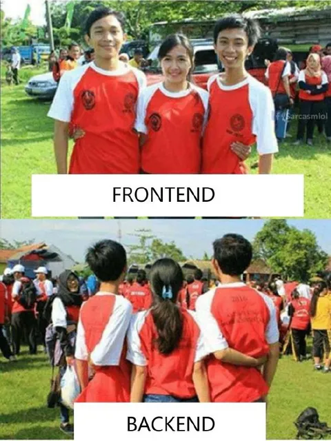 Frontend Backend Team Meme