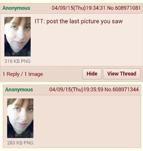 Post the Last Picture You Saw