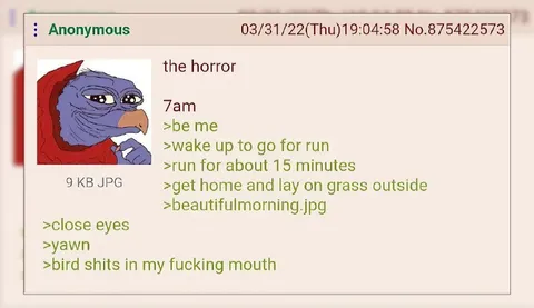 The Horror of Morning Runs
